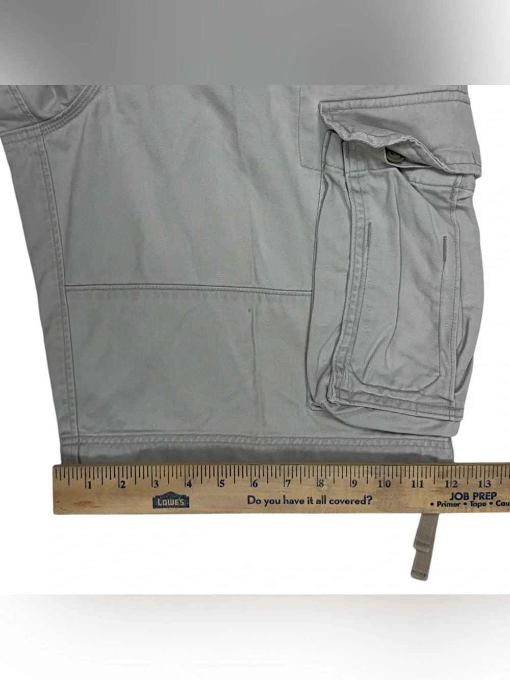 Vintage Abercrombie & Fitch Military Cargo Shorts Men 33 Beige Paratrooper Baggy